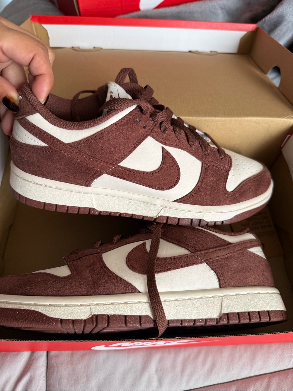 Nike Dunk Low Retro Brown & Cream Casual Sneakers
